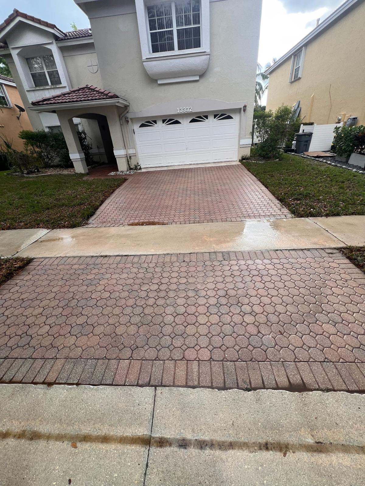 After exterior cleaning project