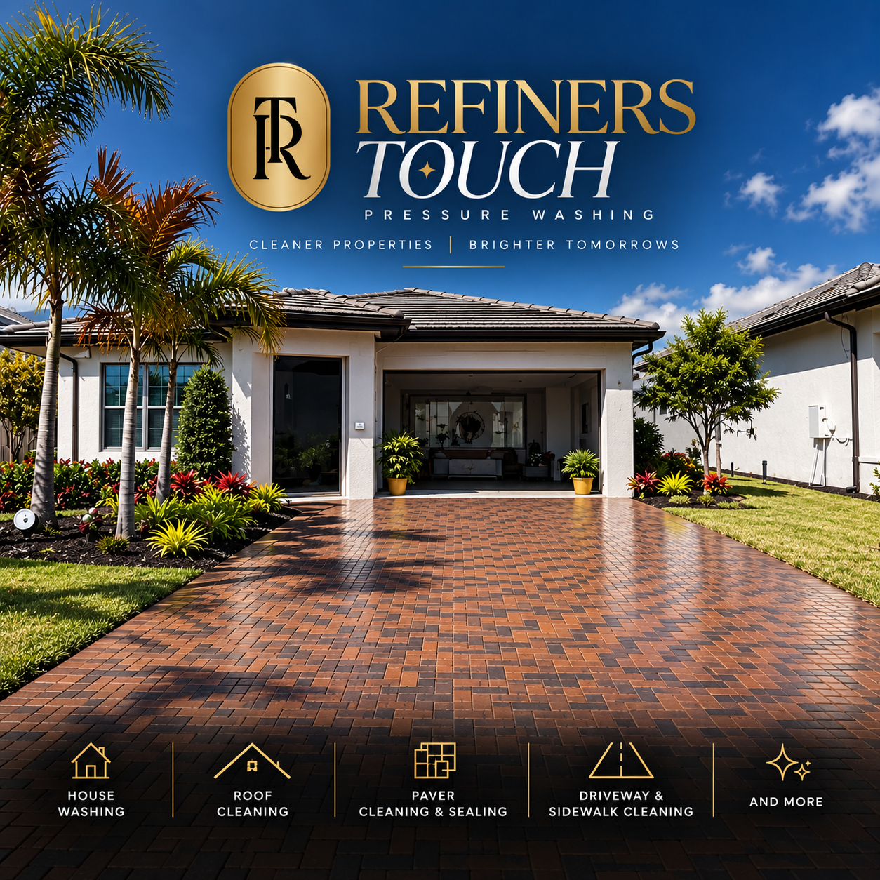 Refiners Touch professional pressure washing in South Florida